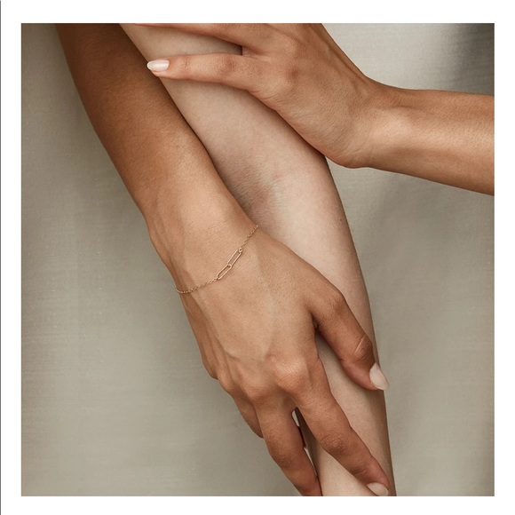 Jewelry - "HUMAN CONNECTION" INTERLOCK DIAMOND CUT BRACELET